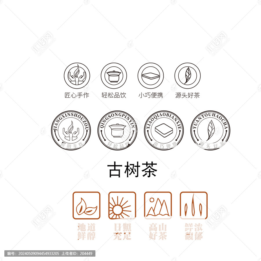 茶元素圖標(biāo)