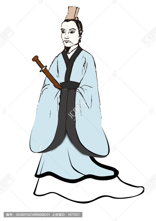 屈原插畫1
