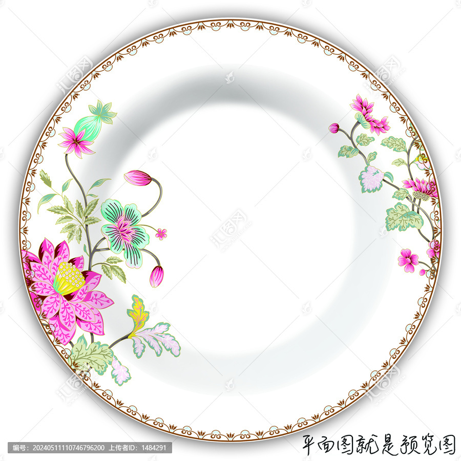 餐具花面