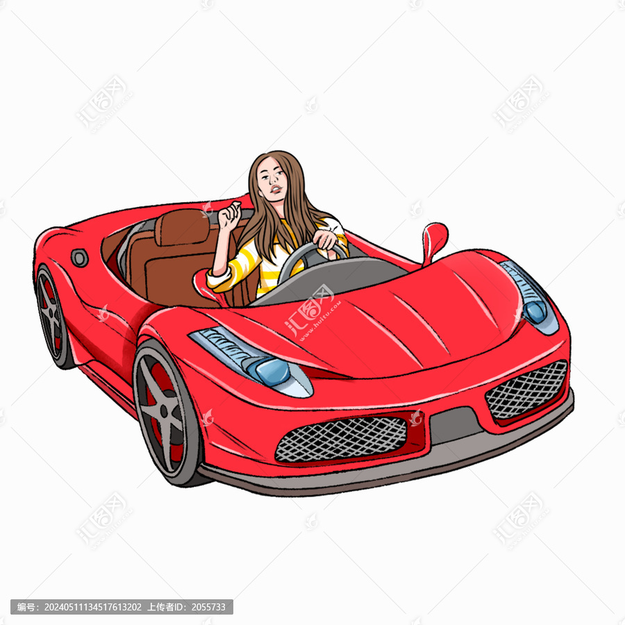 開跑車