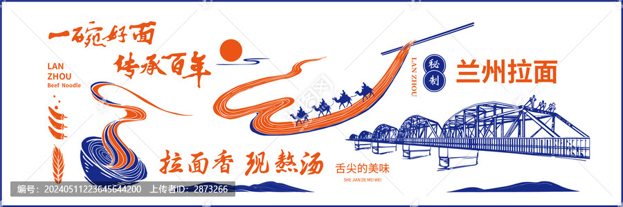 蘭州拉面海報(bào)