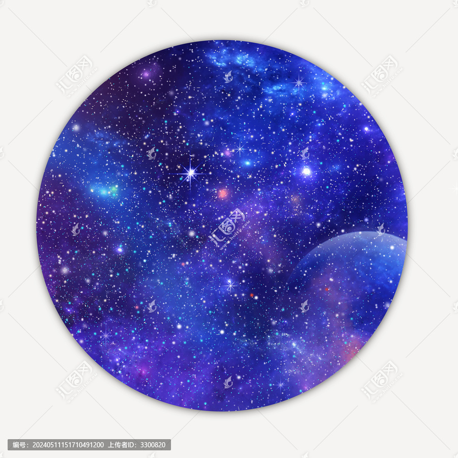 旋渦星空背景墻