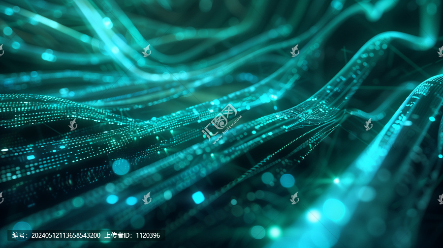 科技線條發(fā)光背景