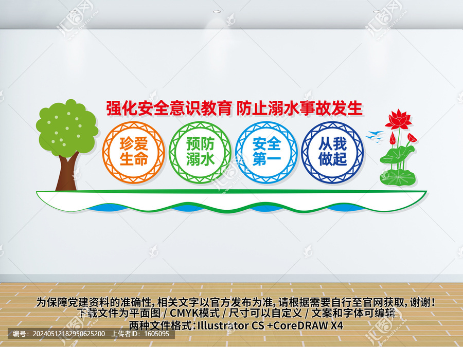 防溺水文化墻