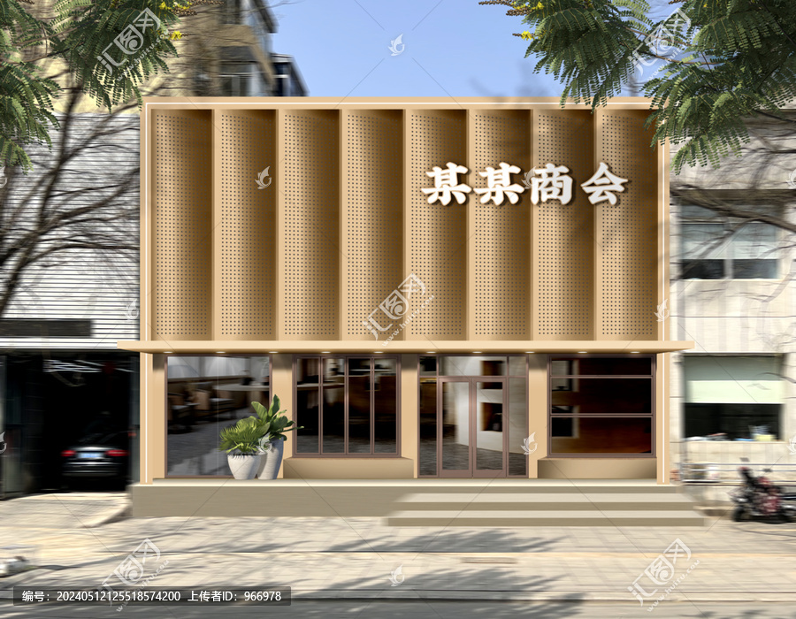 鋁板門頭