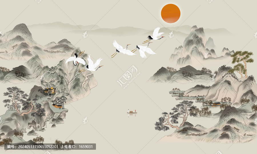 古風山水畫