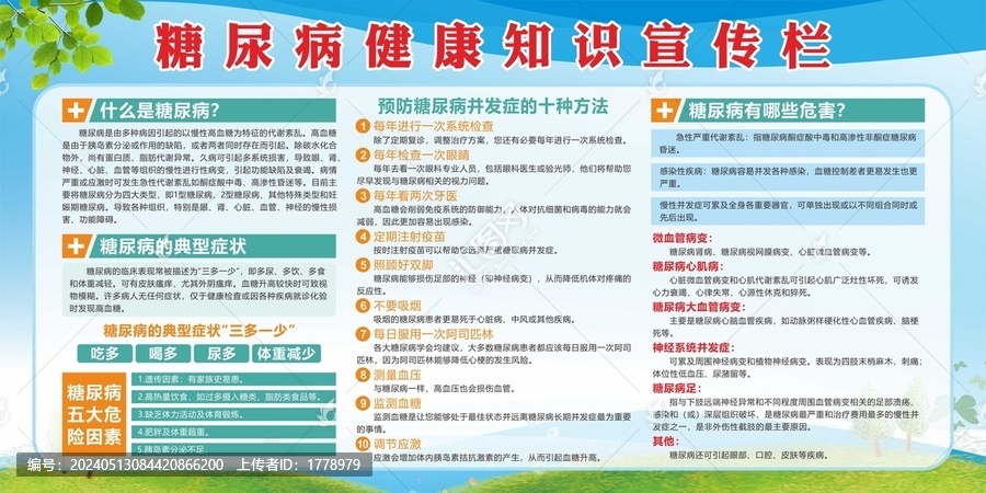 糖尿病健康知識