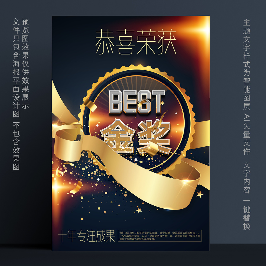 榮譽金獎海報