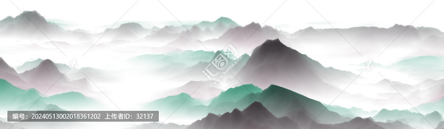 新中式山水畫