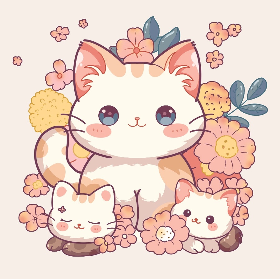 花團貓