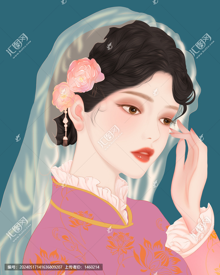 手繪美女