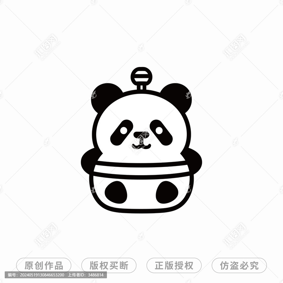 小熊貓logo