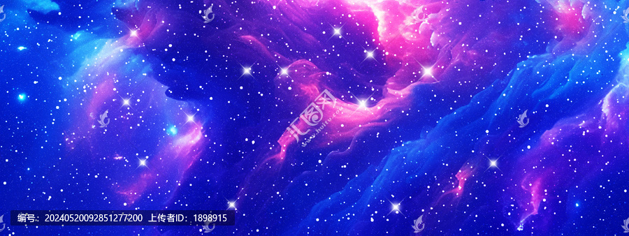 長(zhǎng)幅大氣唯美星空