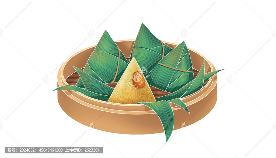 國(guó)潮中國(guó)風(fēng)端午節(jié)手繪粽子素材