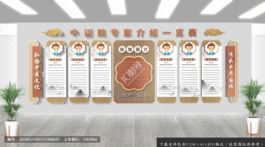 中醫(yī)院專家簡介文化墻