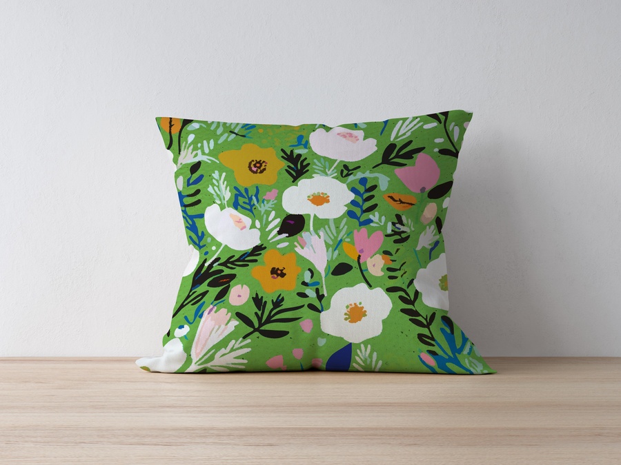 花卉植物插畫圖案紡織品