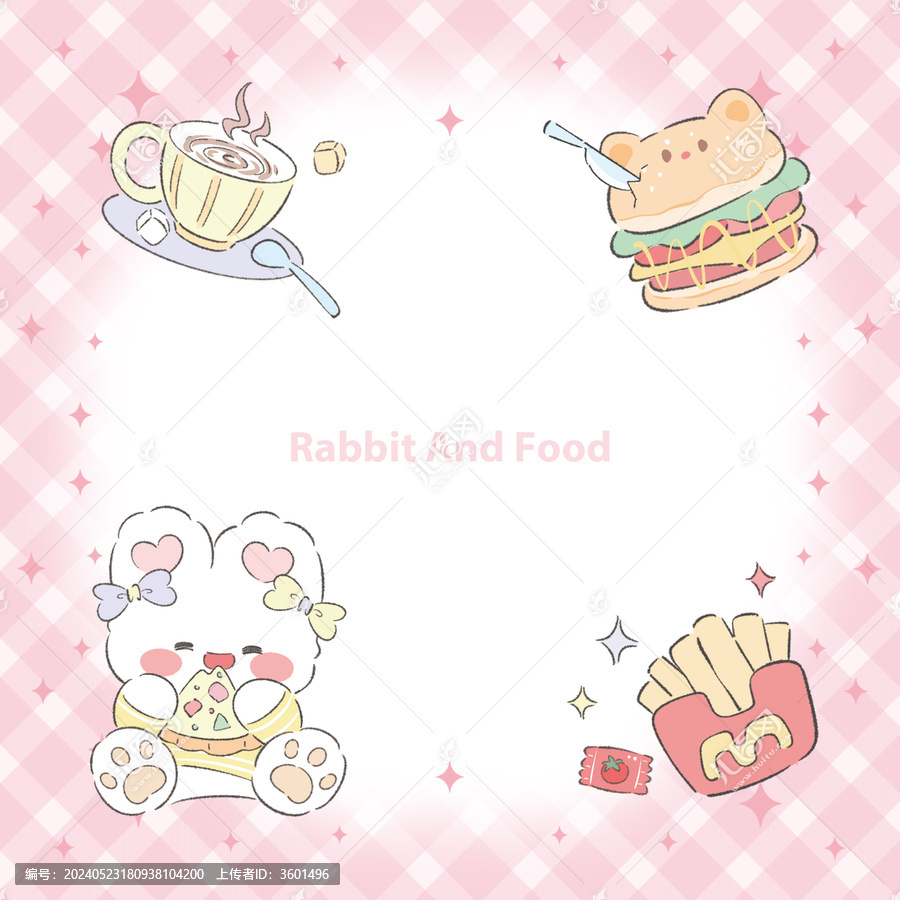兔兔美食便簽本