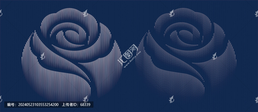 玫瑰花穿孔板
