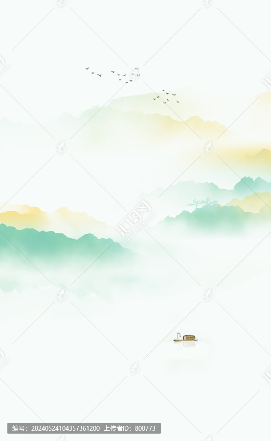禪意水墨山水