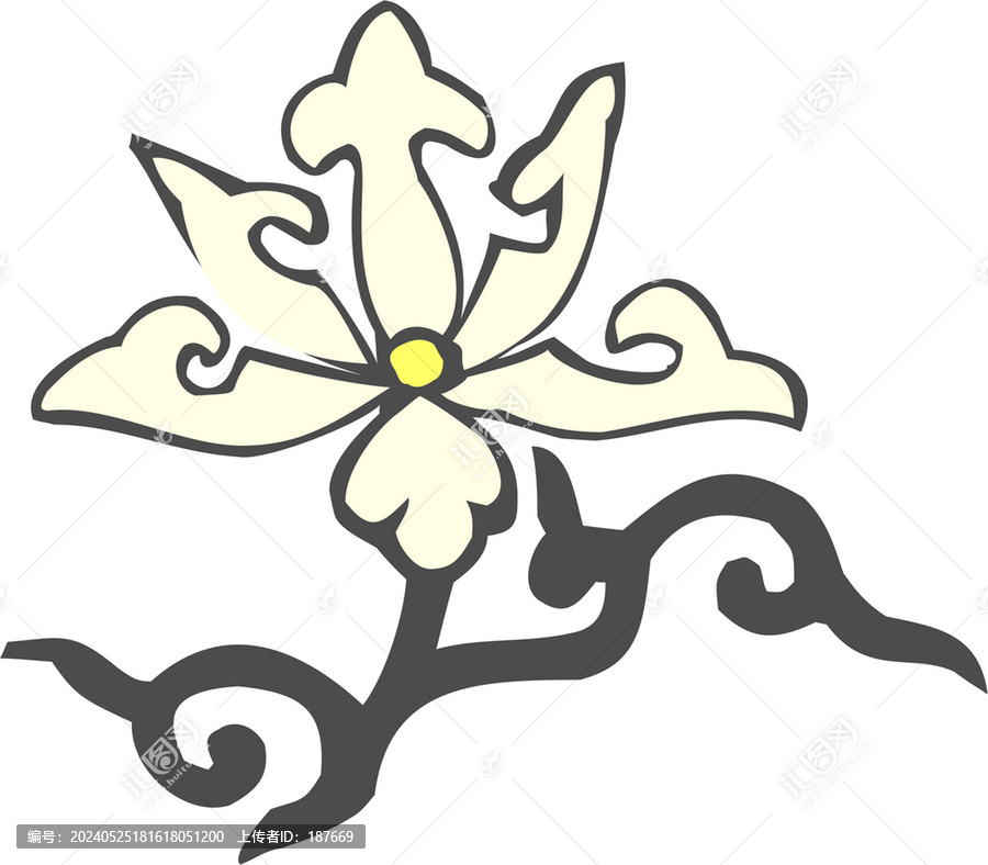 抽象蓮花