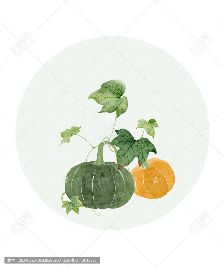 南瓜插畫