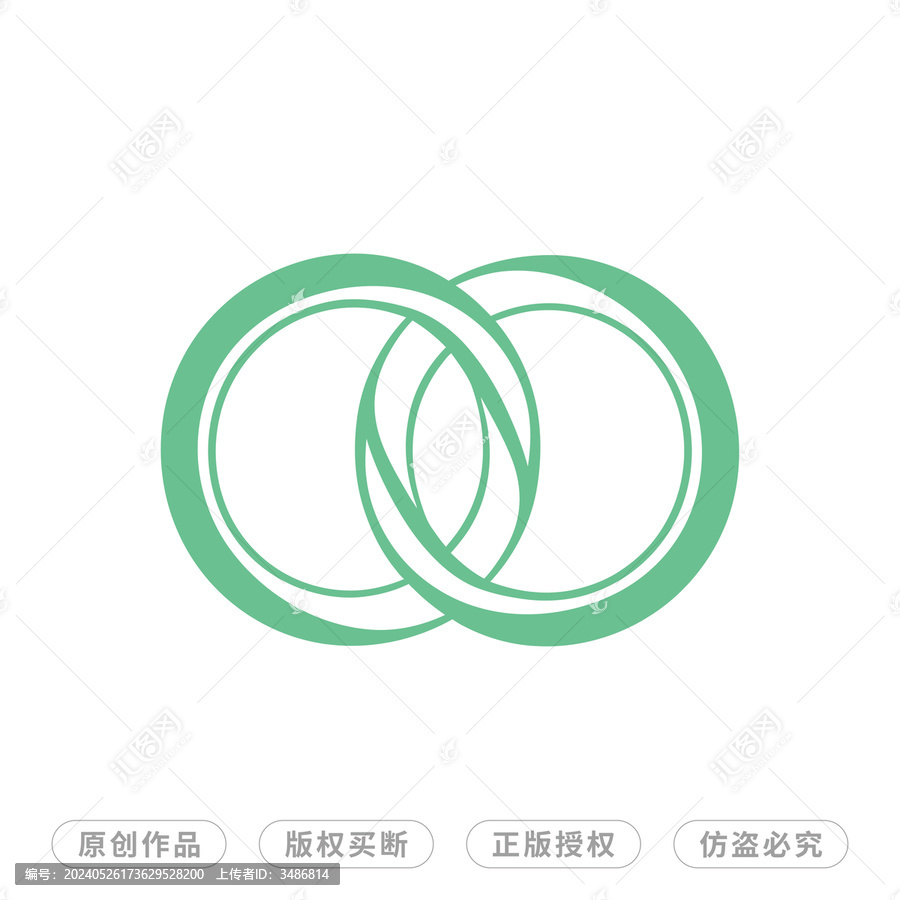 玉鐲logo雙環(huán)logo
