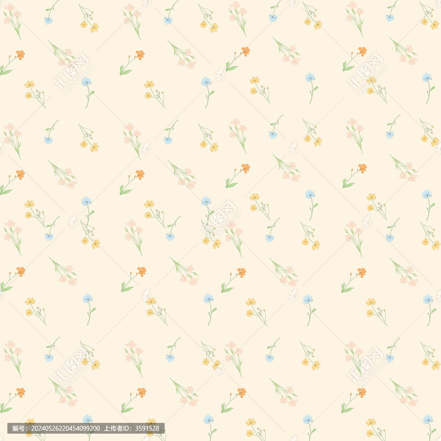 小清新原創(chuàng)印花圖案