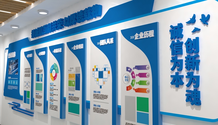 企業(yè)文化墻公司文化墻辦公室文化