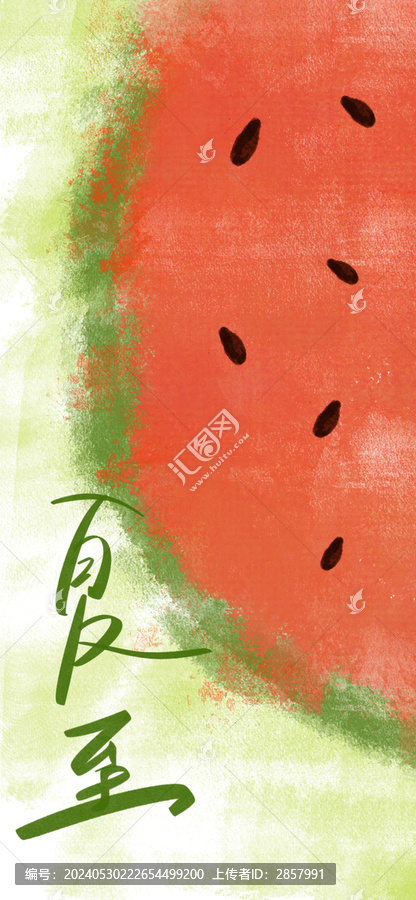 夏天西瓜海報(bào)