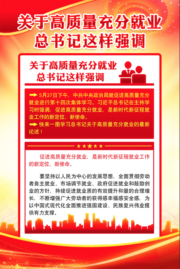 高質(zhì)量充分就業(yè)