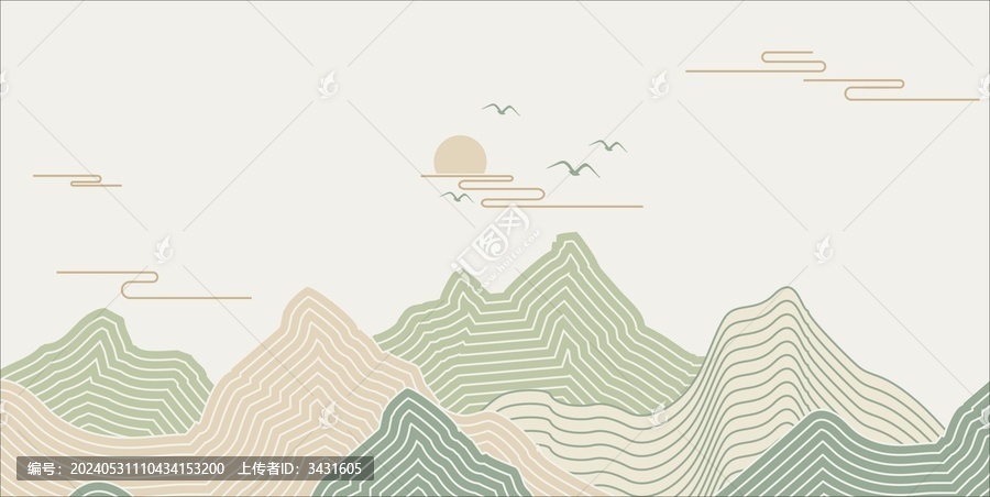 禪意背景墻