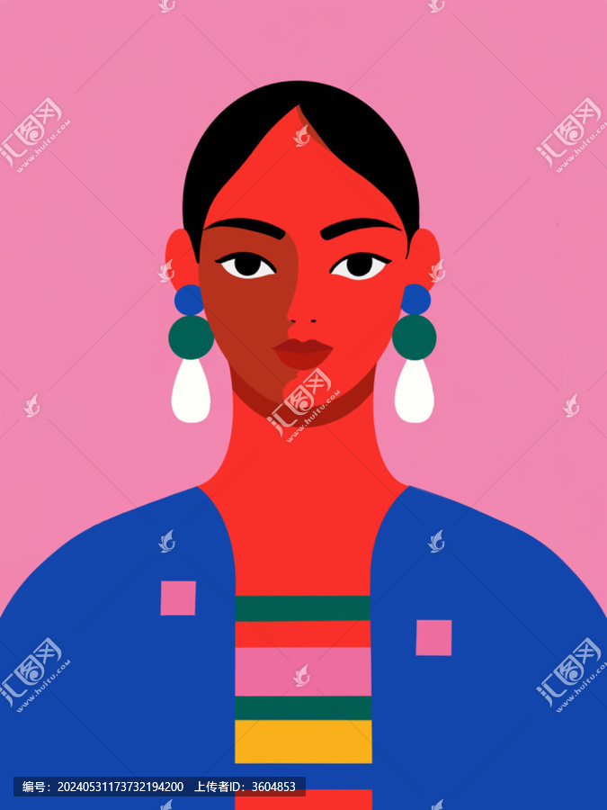 戴耳環(huán)的女人