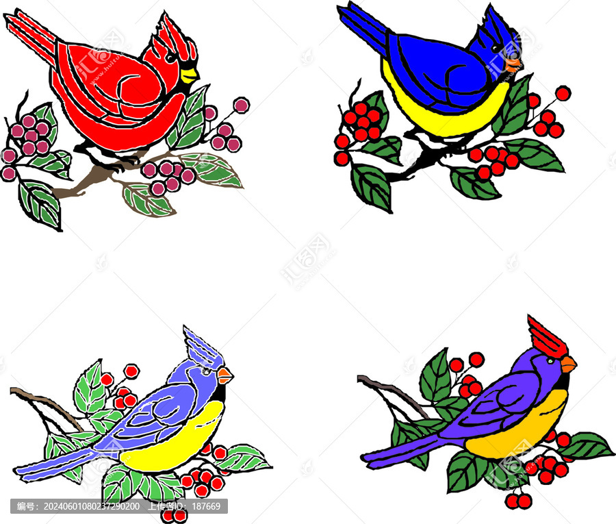 站在枝頭的黃鸝鳥