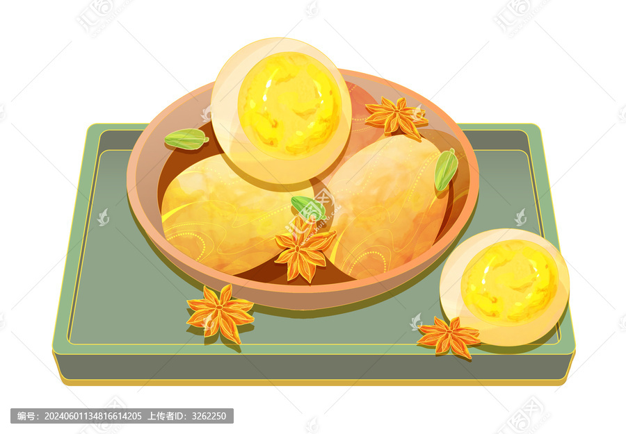 手繪立夏蛋插畫(huà)