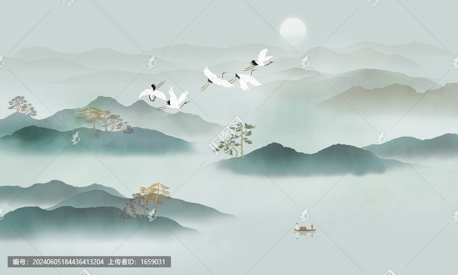 新中式山水畫