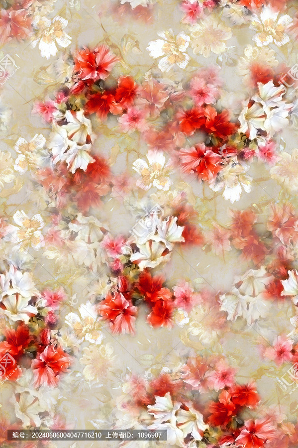 花卉女裝花型