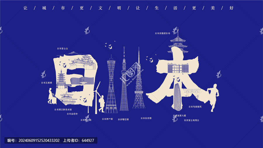 日本地標(biāo)創(chuàng)作
