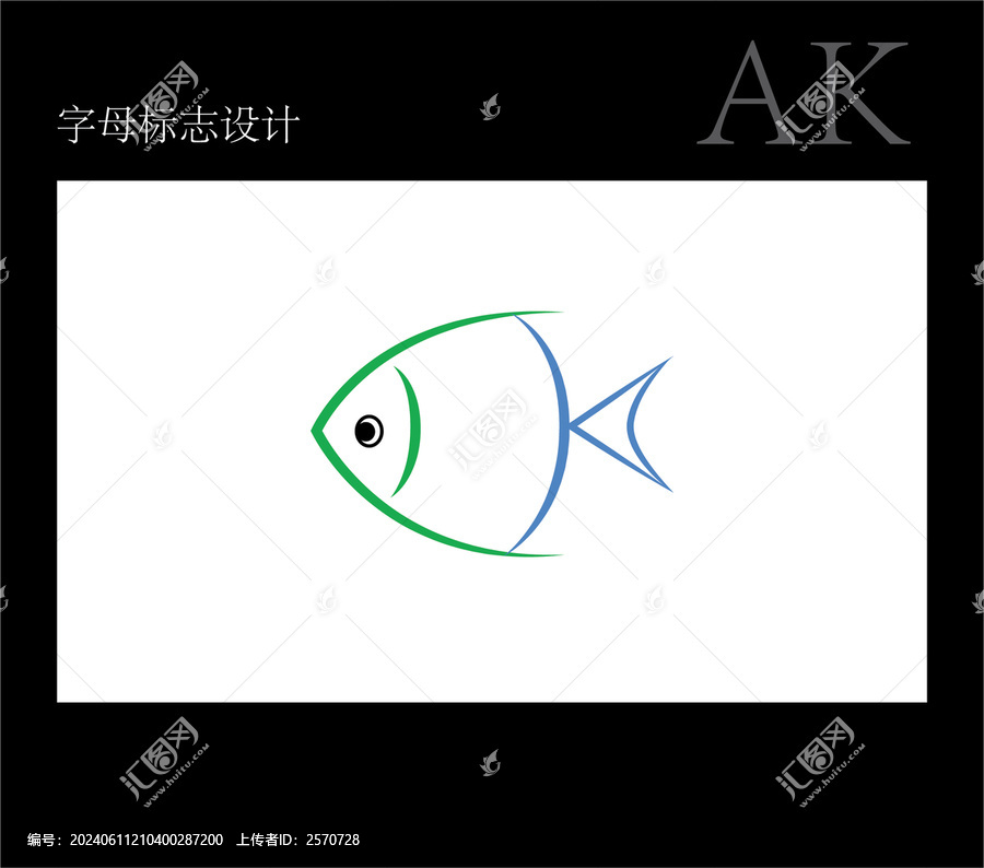 AK字母標(biāo)志設(shè)計(jì)