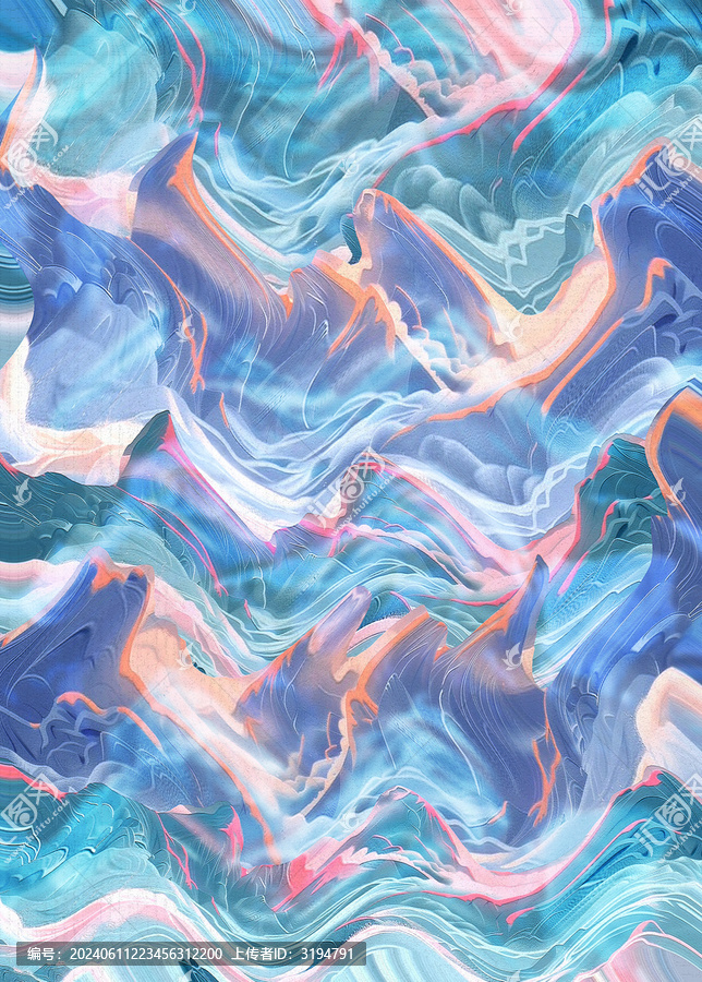 流彩透光玉石紋理