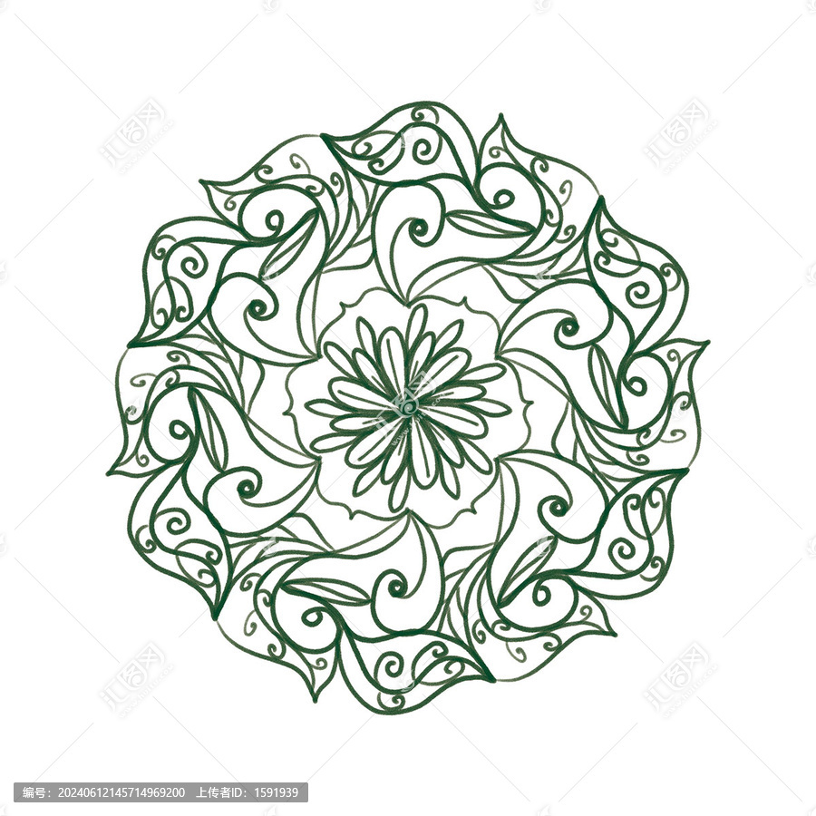 手繪傳統(tǒng)花紋