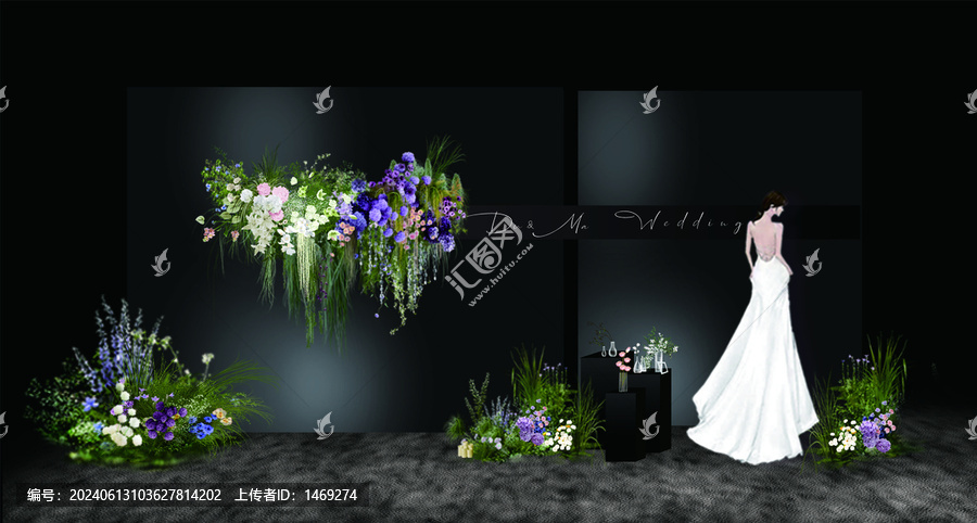 黑色高級感迎賓區(qū)