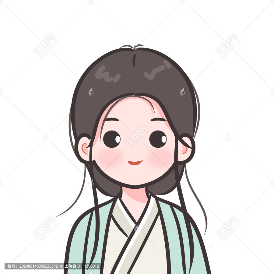 可愛古風女生頭像