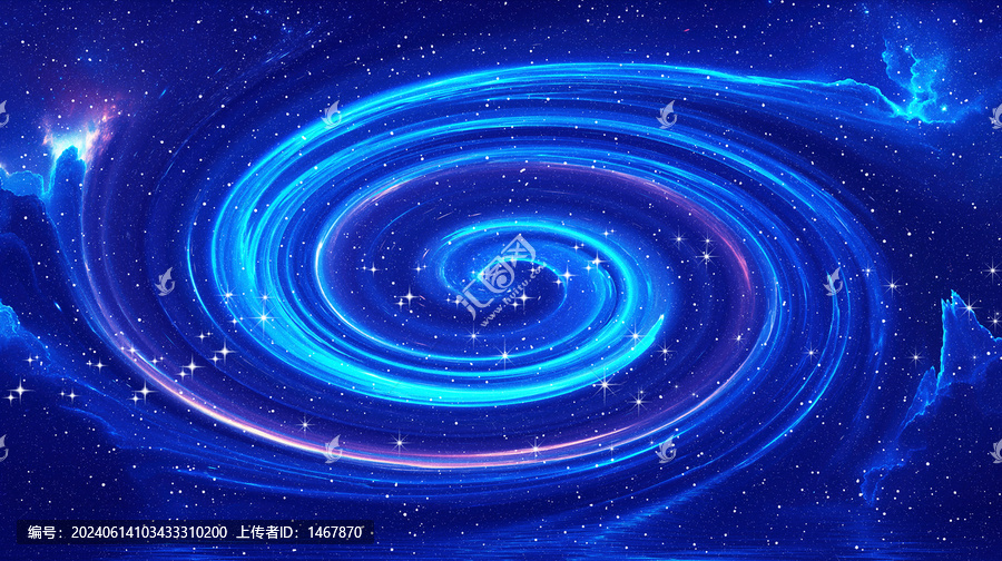 旋渦星空背景