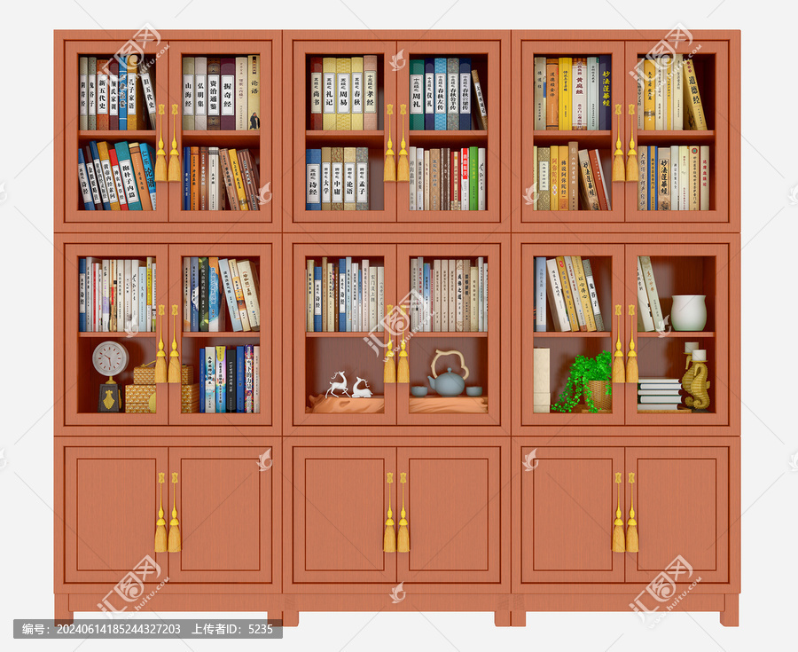 新中式書柜