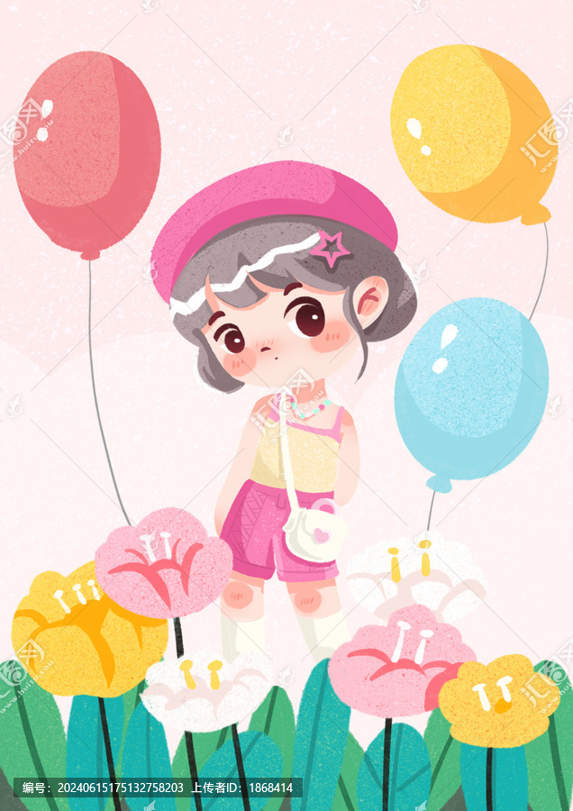 可愛創(chuàng)意兒童插畫