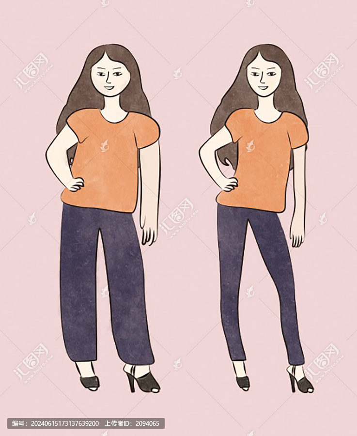 女人減肥前后對比圖