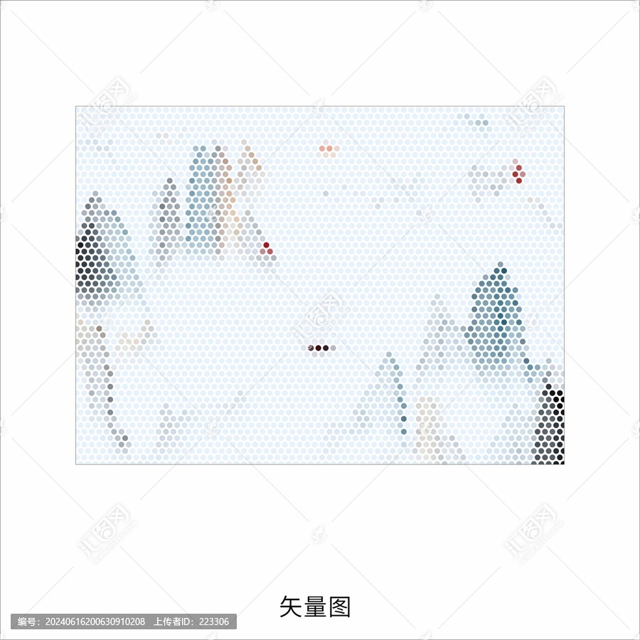 新中式鏤空圖案