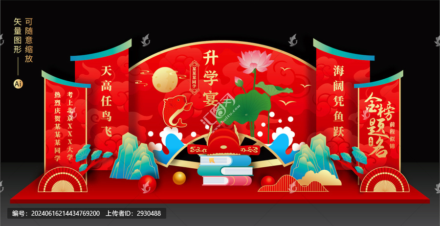 升學(xué)宴美陳布置