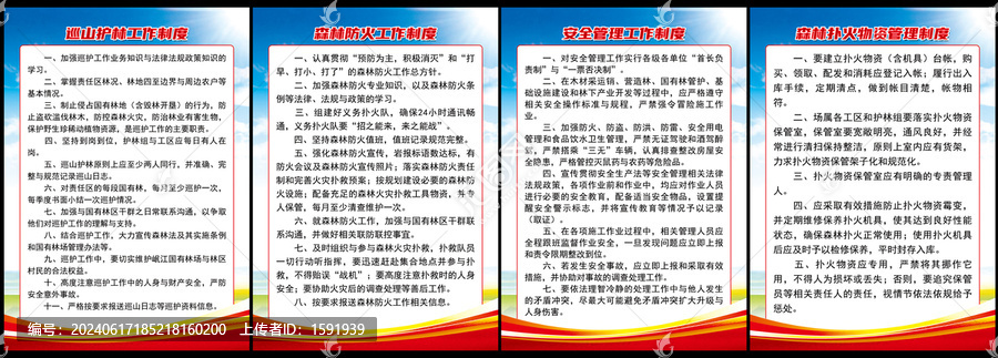森林撲火物資管理制度