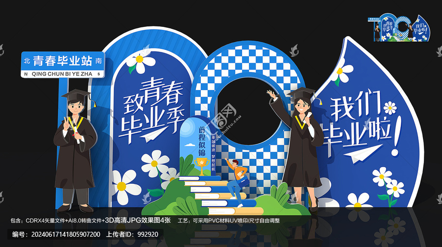 畢業季拍照框